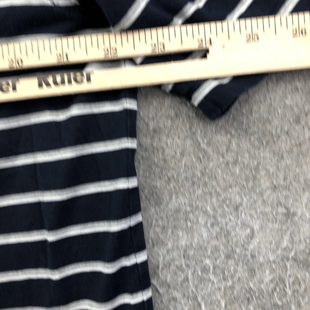 Polo Ralph Lauren Polo Shirt Mens 2XL Blue Striped Jersey Pocket Classic Fit